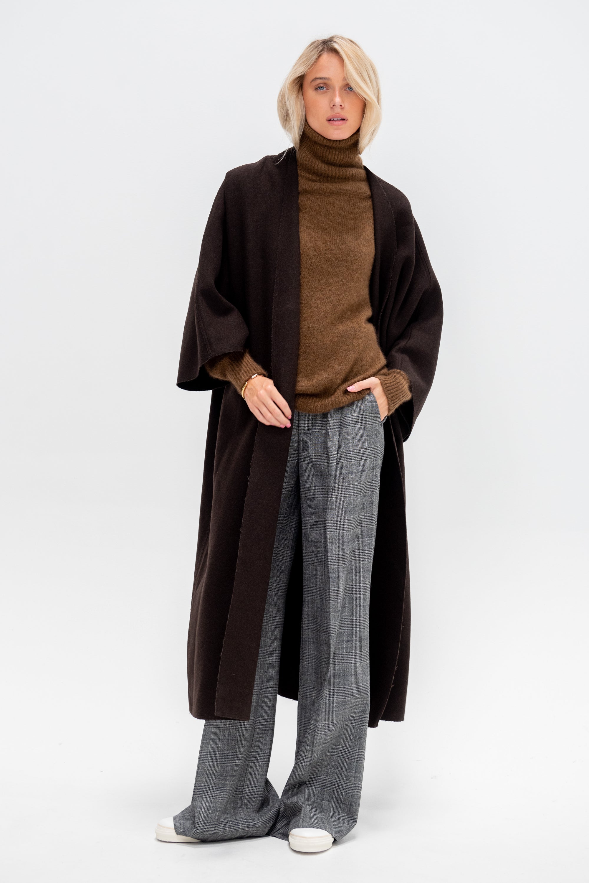 Turtleneck Kimono Sleeve Sweater, Palisndr