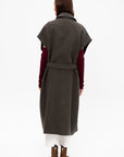 Sleeveless Trench Coat, Military