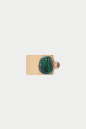 DRIES VAN NOTEN - Ring, Malachite