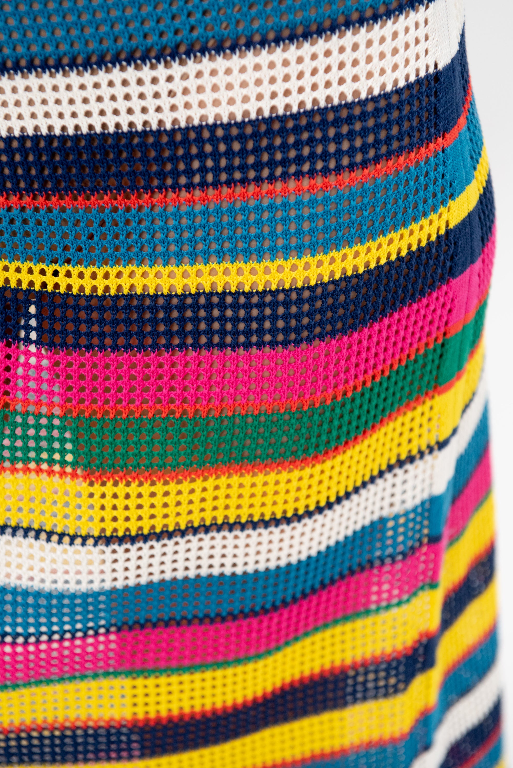 Wilms Mesh Stitch Stripe Skirt, Multi