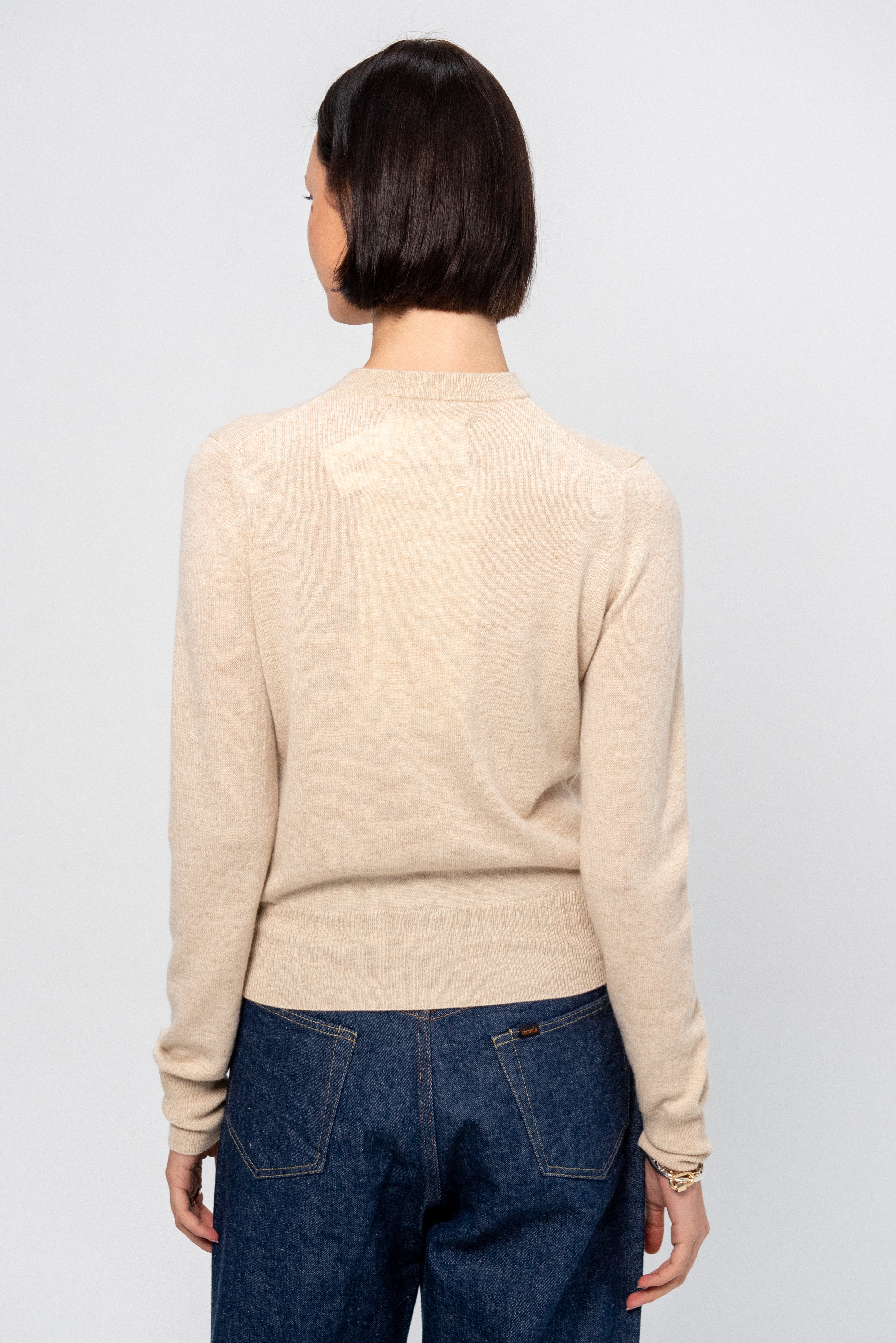 Extreme Cashmere N°300 Little 2, Latte – Kick Pleat