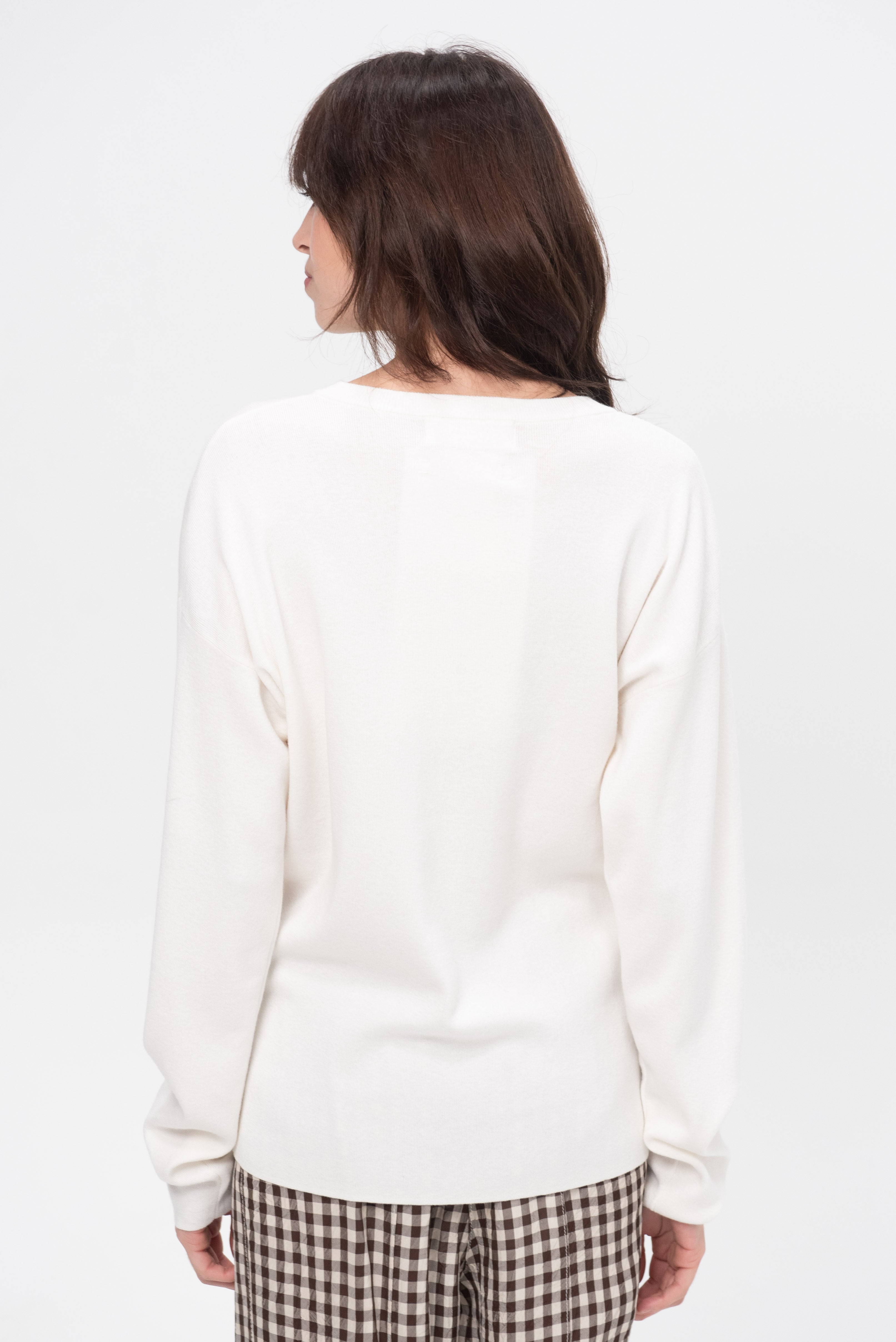 Extreme Cashmere N°393 Bravo, Snow – Kick Pleat Extreme Cashmere N°393 Bravo, Snow – Kick Pleat