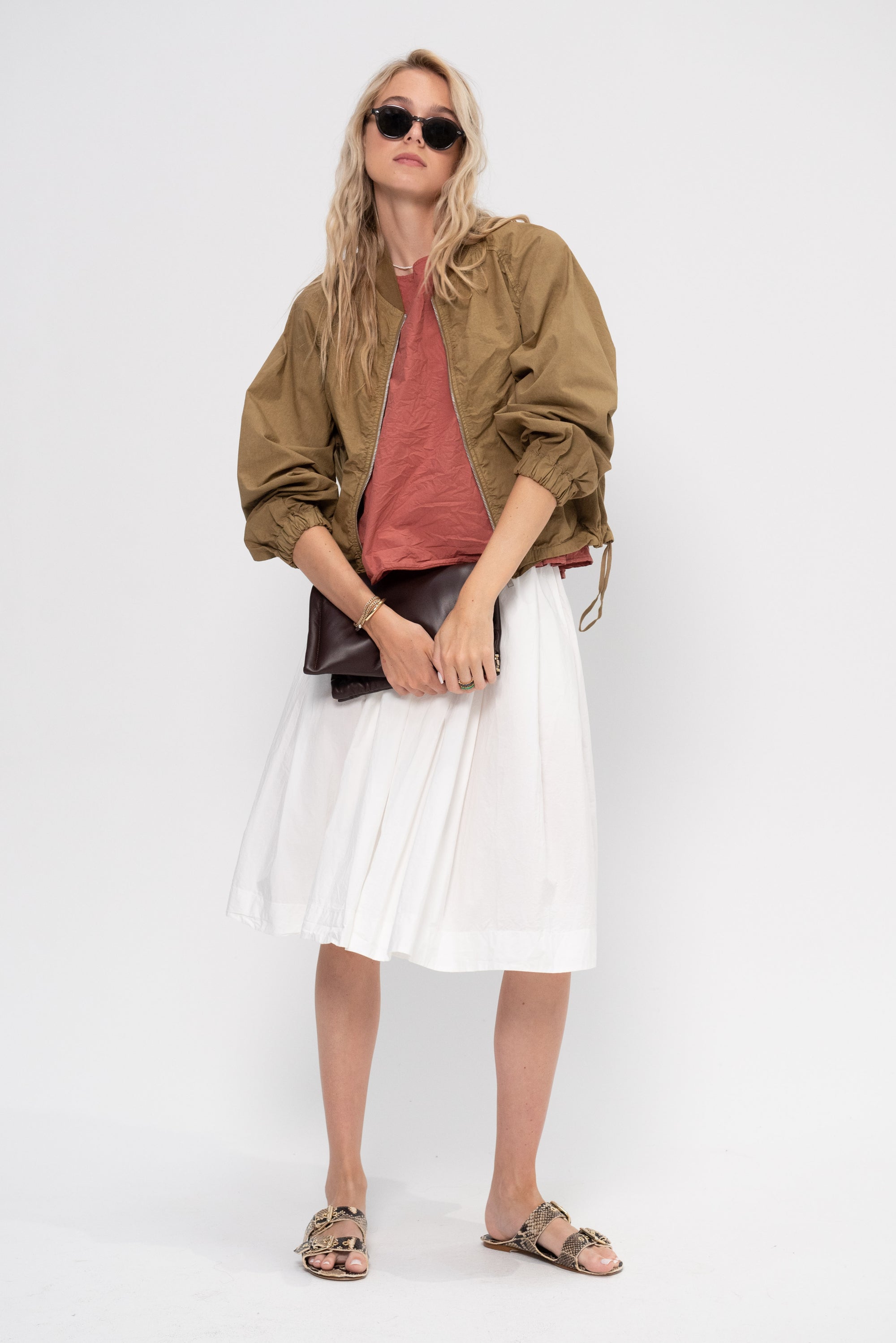 Bomber Jacket, Gold