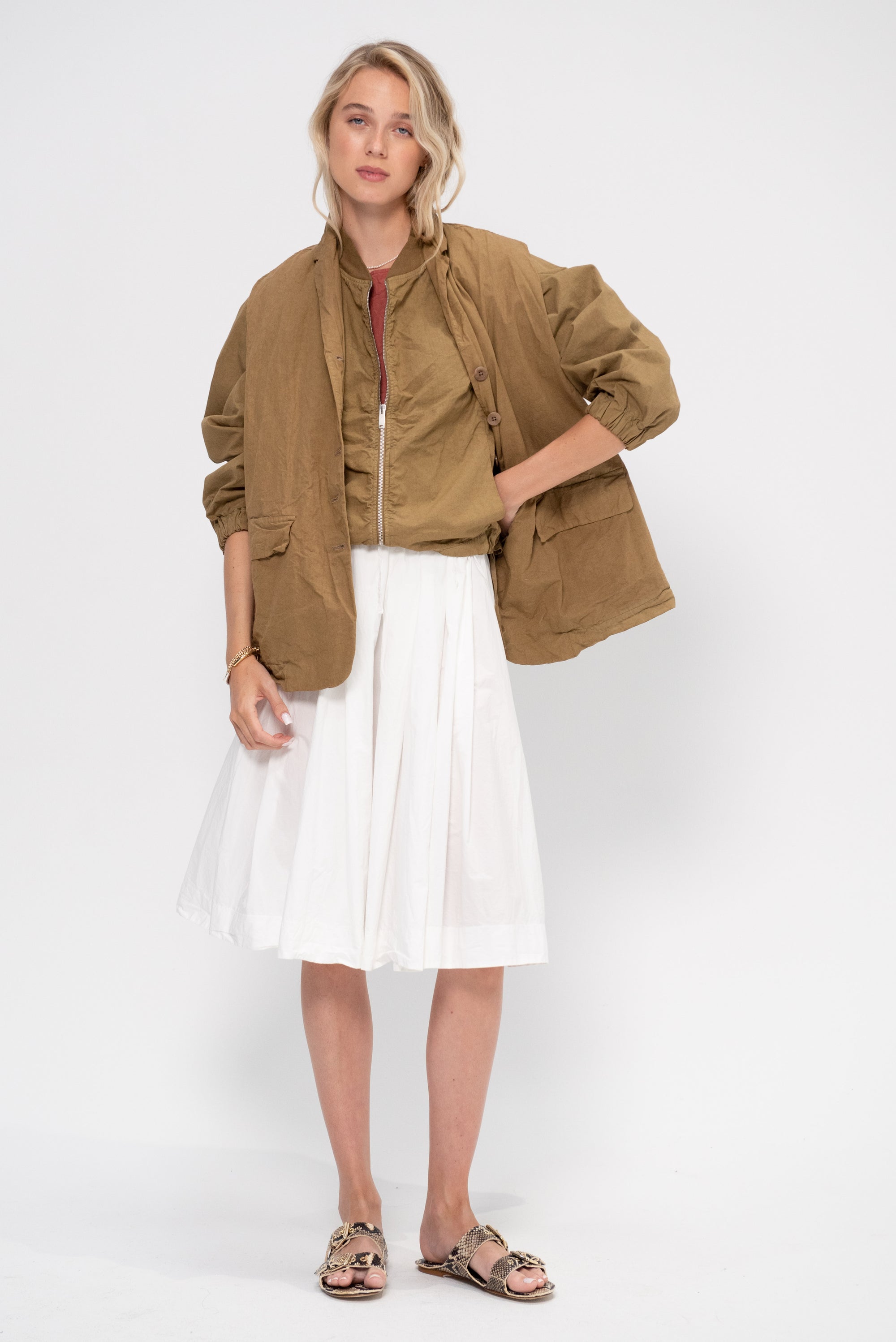 Bomber Jacket, Gold