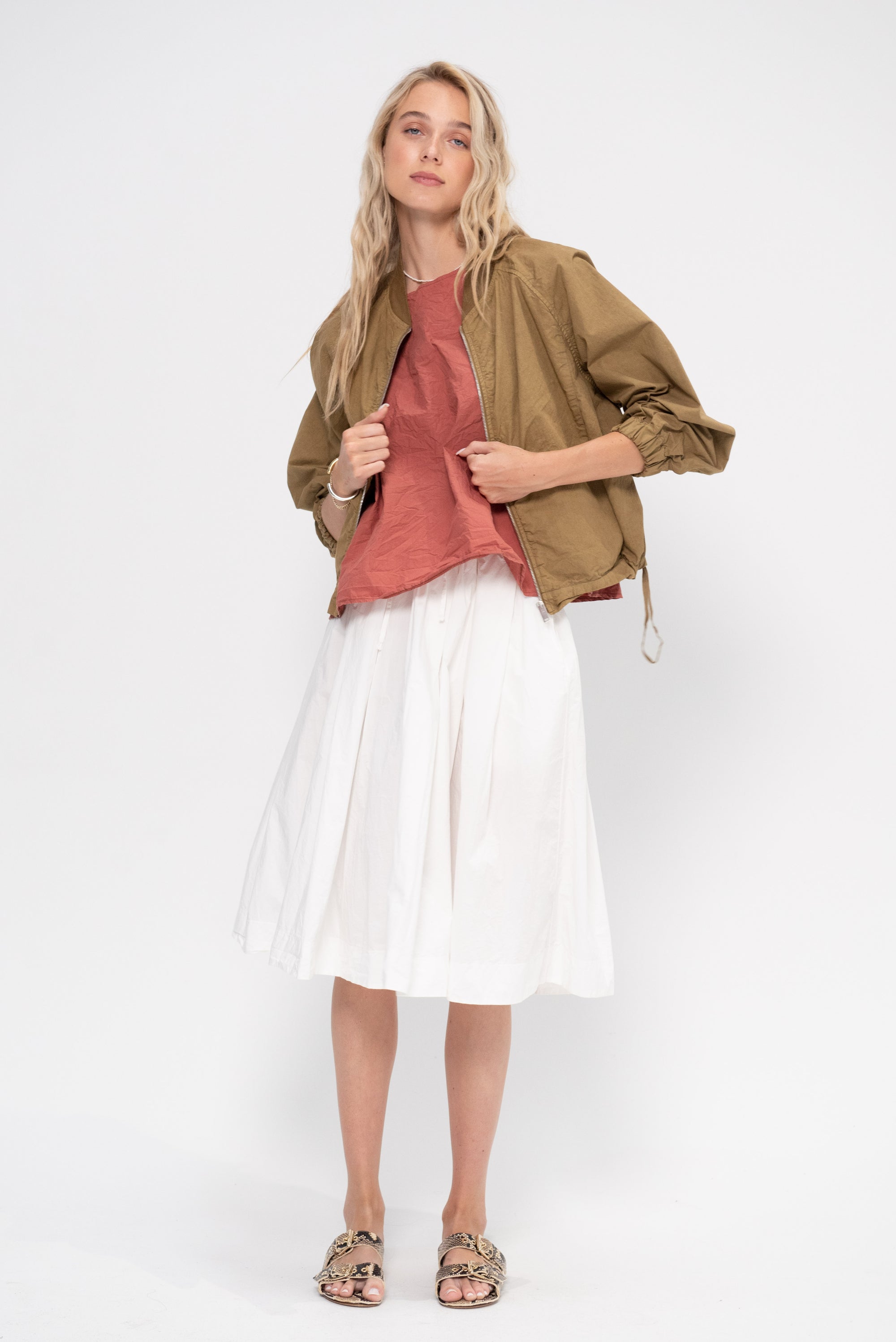 Bomber Jacket, Gold