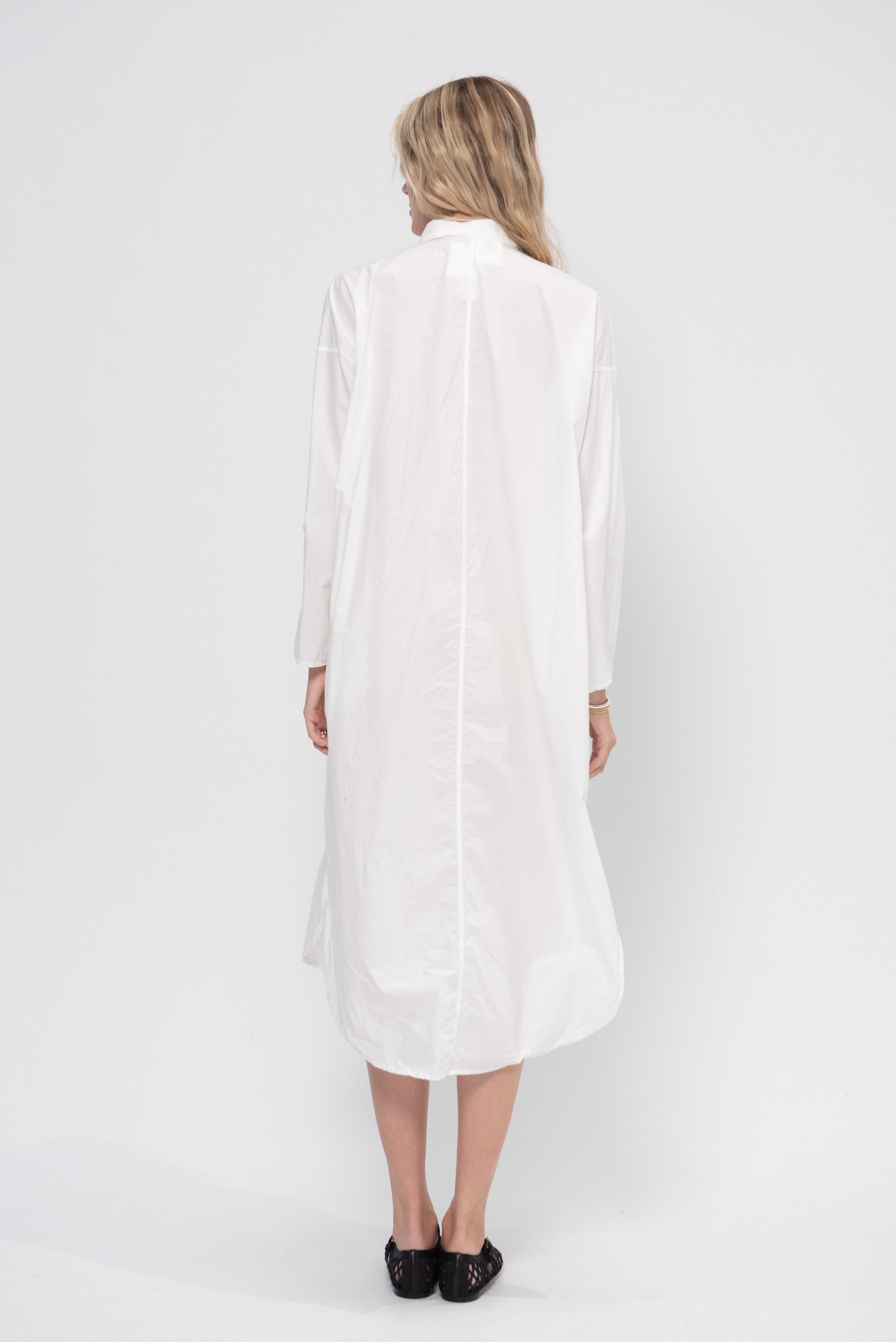 Long Shirt Dress, Milk