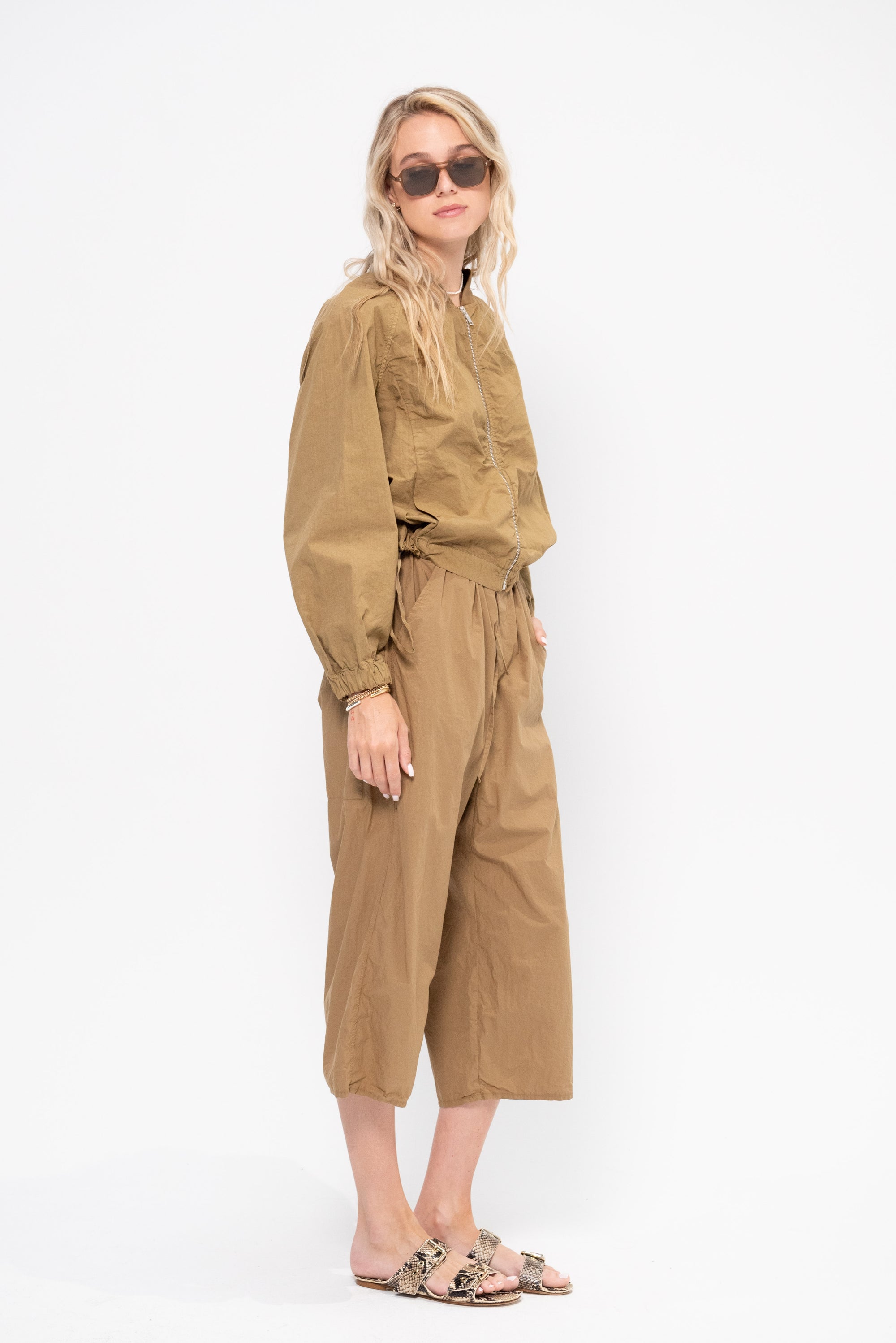 Wide &amp; Short Trousers Tc, Gold