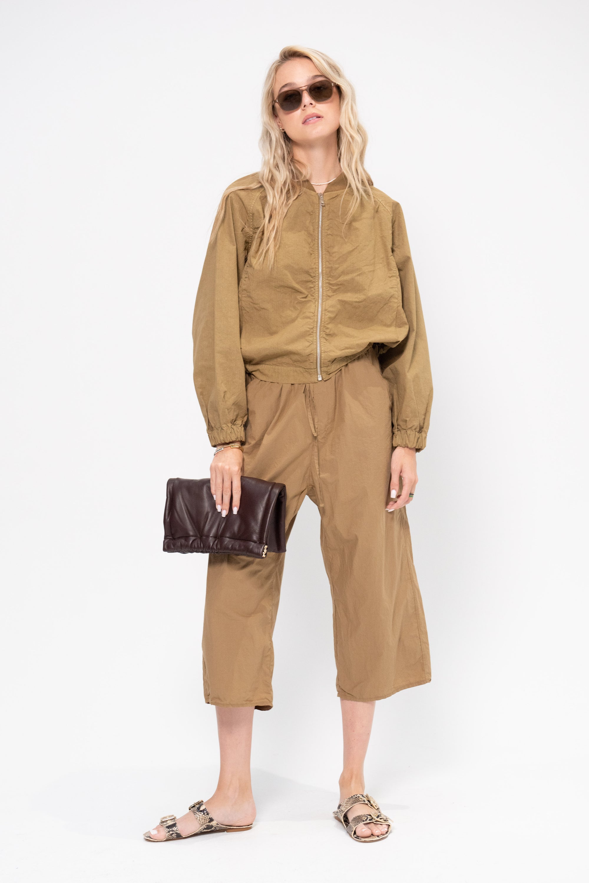 Wide &amp; Short Trousers Tc, Gold