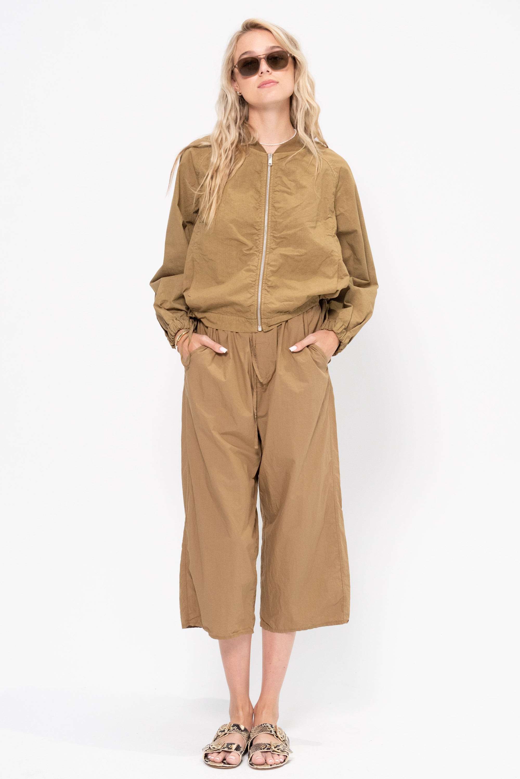 Wide &amp; Short Trousers Tc, Gold
