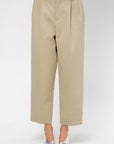 Cropped Trousers, Light Beige
