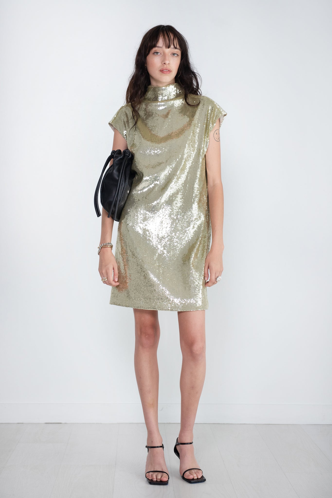 GAUCHERE - Dress, Gold