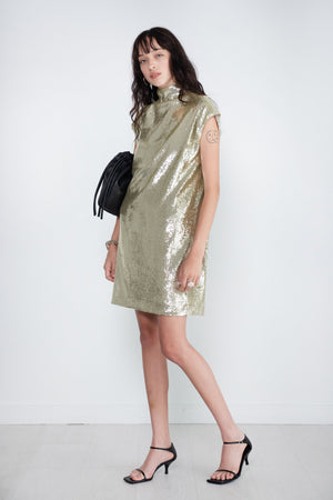 GAUCHERE - Dress, Gold