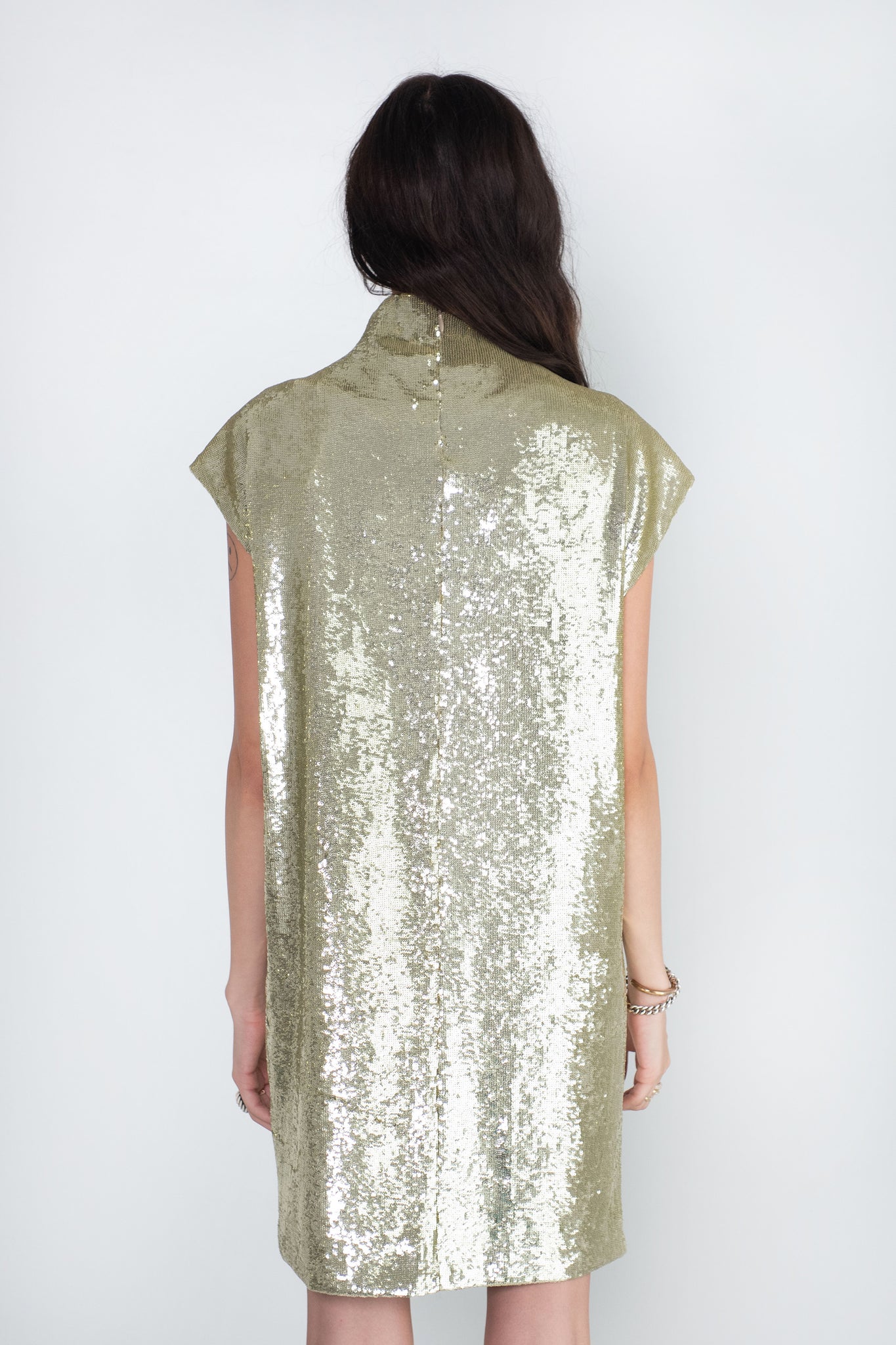 GAUCHERE - Dress, Gold