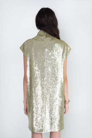 GAUCHERE - Dress, Gold