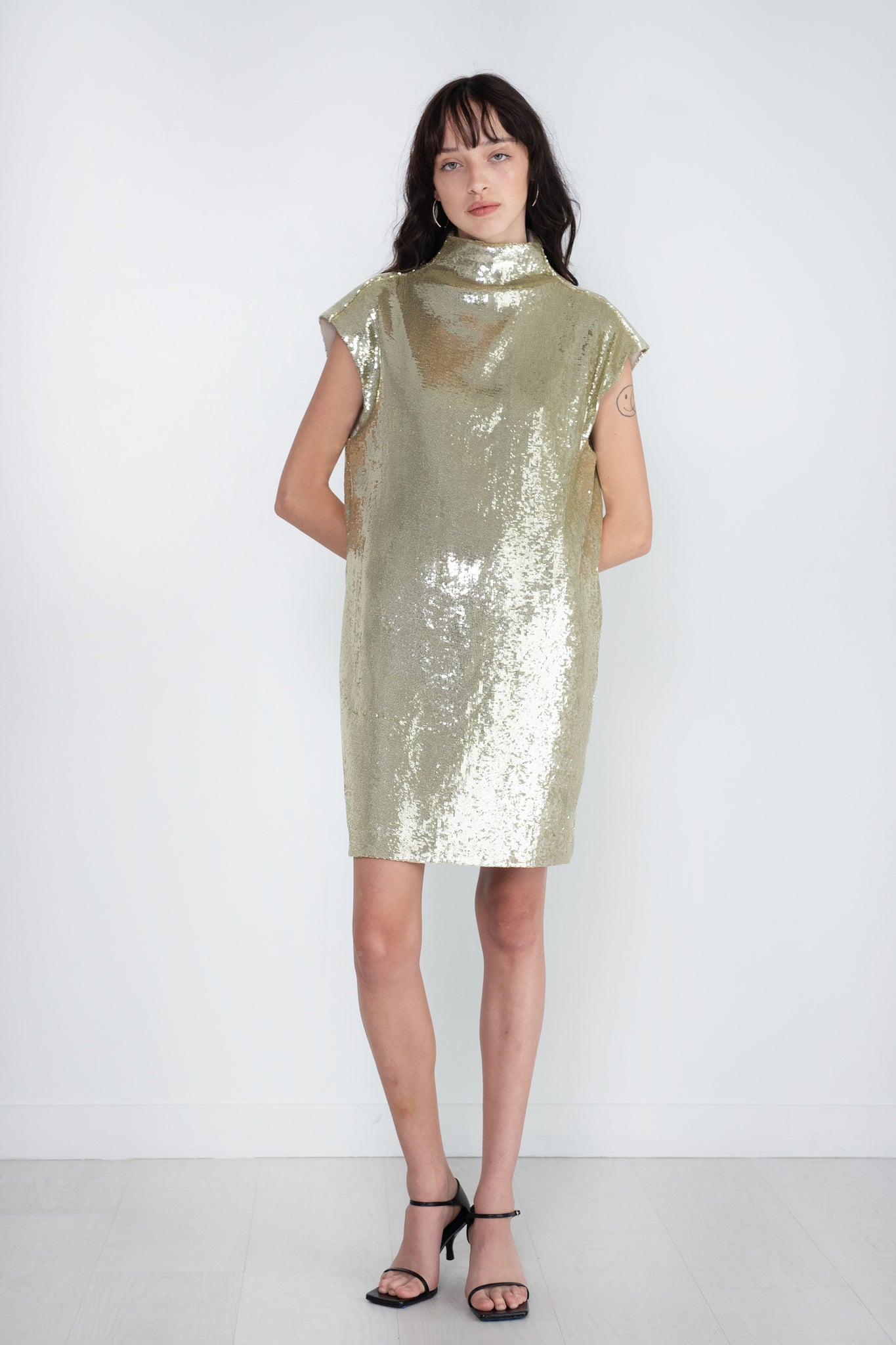 GAUCHERE - Dress, Gold