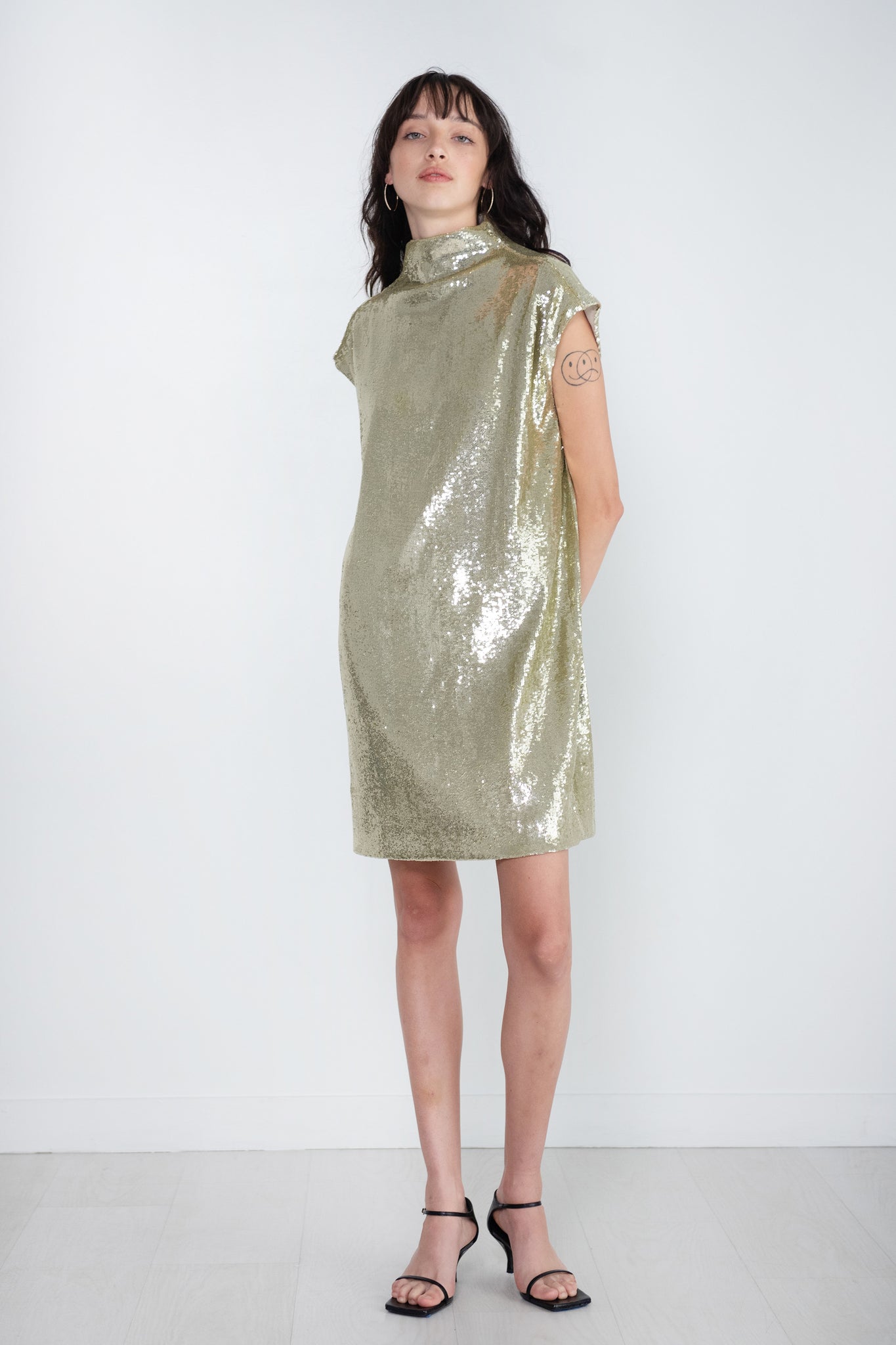 GAUCHERE - Dress, Gold