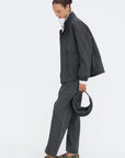 Bomber Jacket, Black Chine