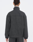 Bomber Jacket, Black Chine