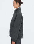 Bomber Jacket, Black Chine