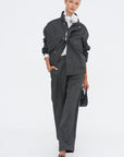 Bomber Jacket, Black Chine