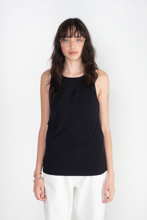 GAUCHERE - Jersey Tank, Black