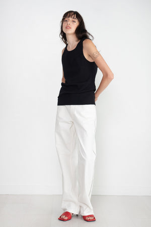 GAUCHERE - Jersey Tank, Black