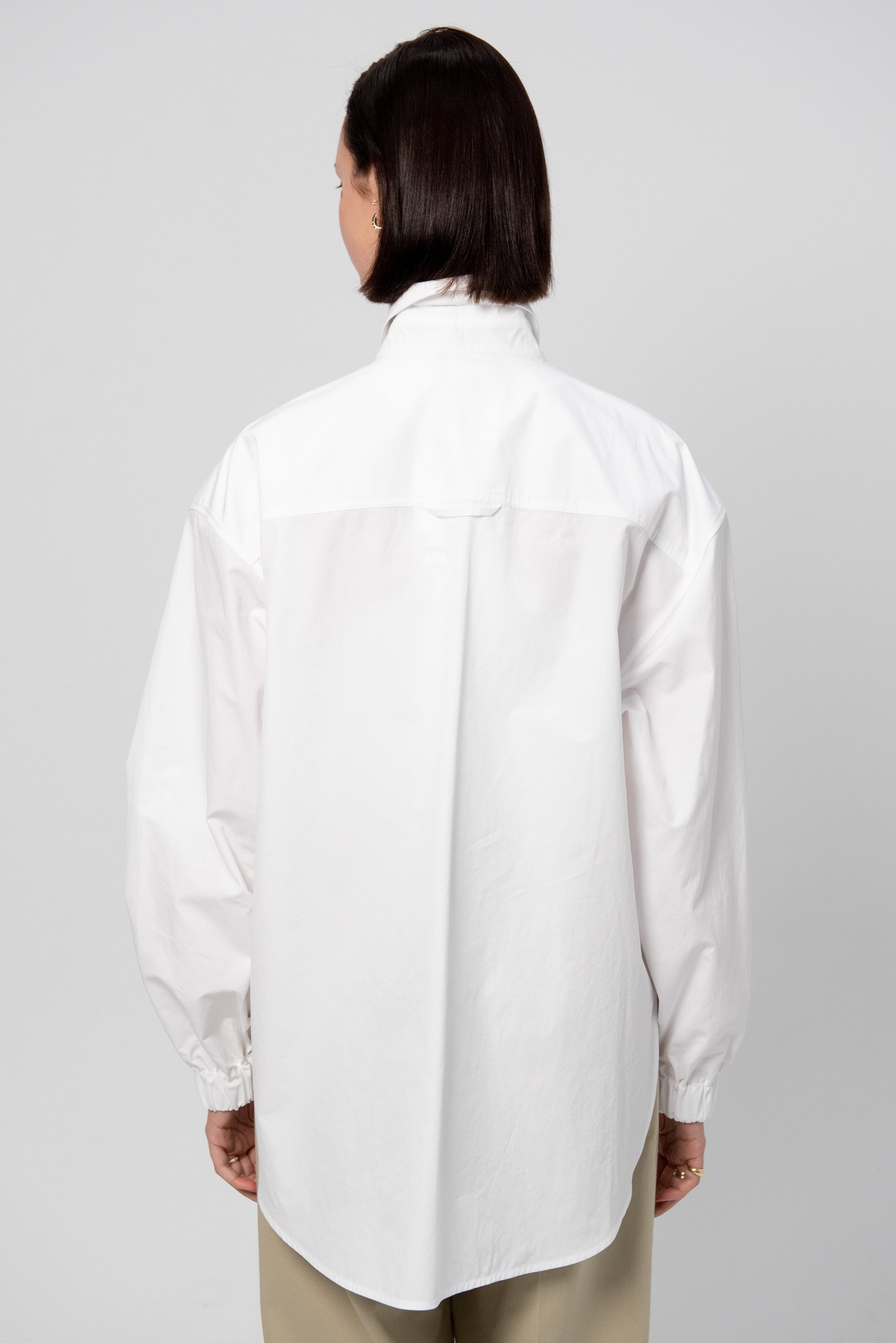 Long-Sleeve Shirt, White