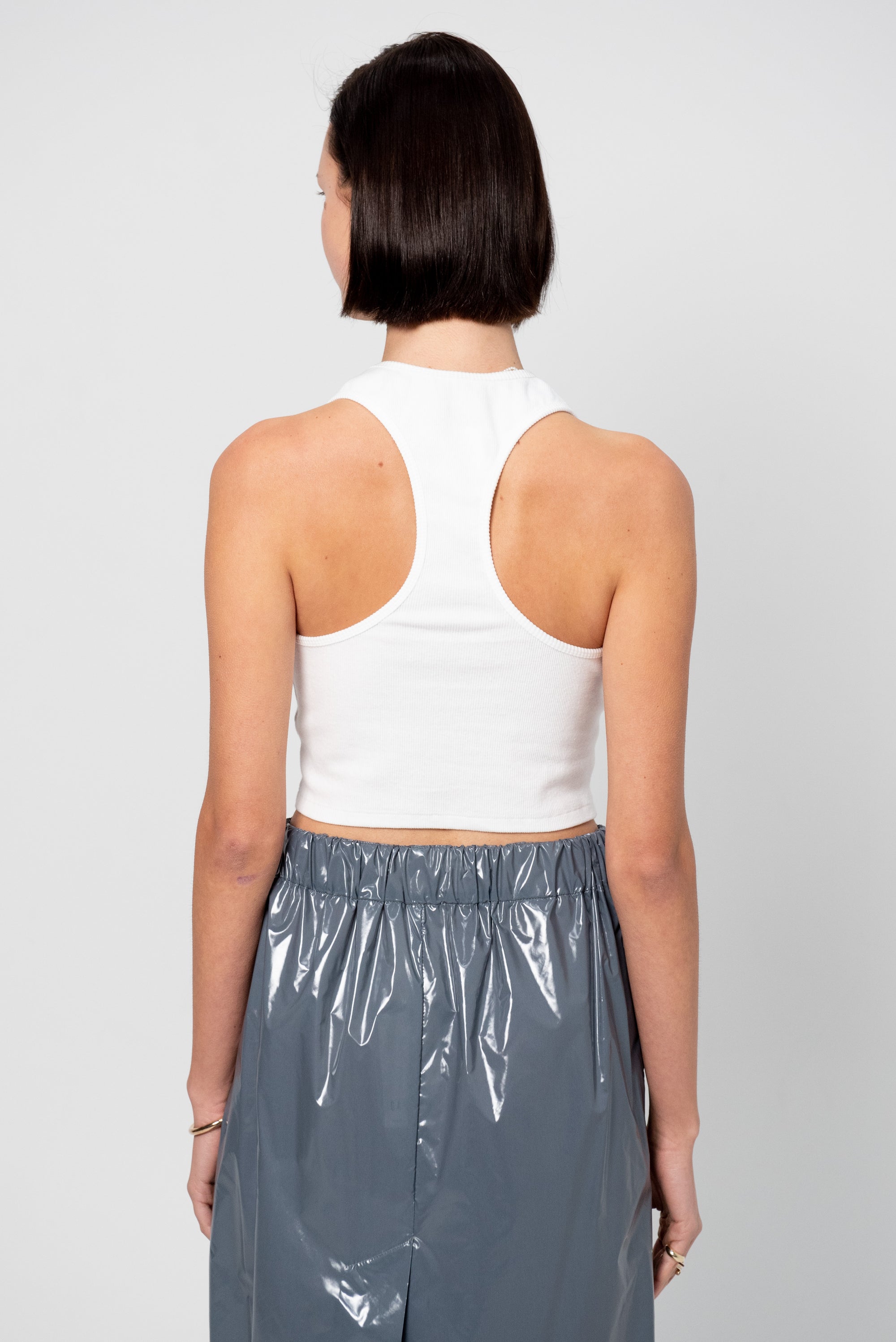 Racerback Tank, White