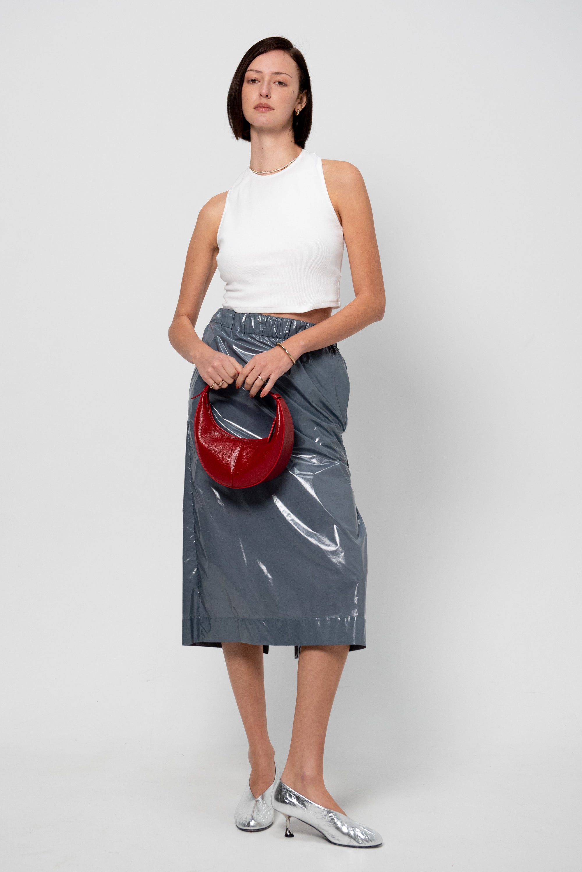 Racerback Tank, White