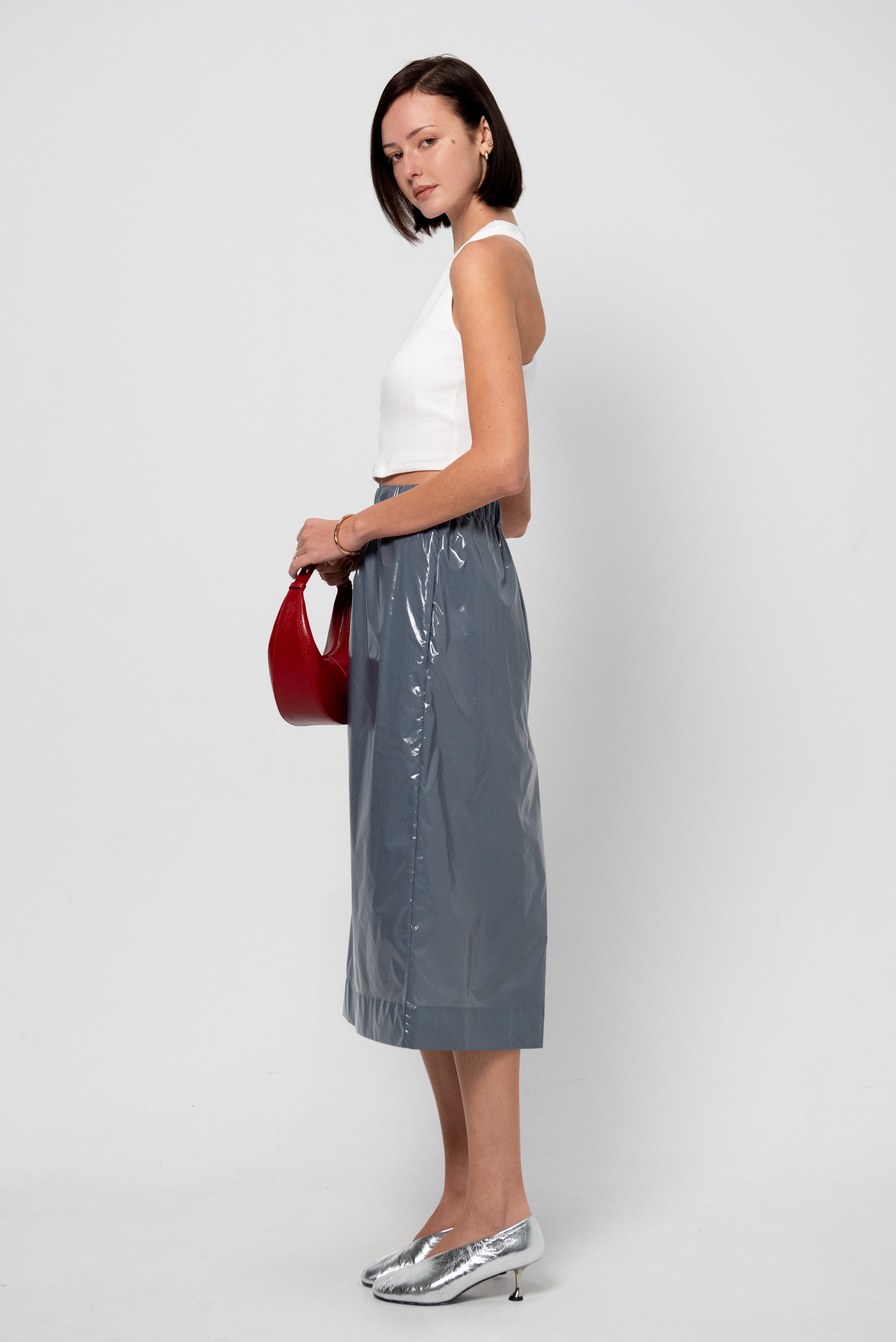 Racerback Tank, White