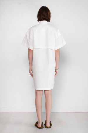 GAUCHERE - Cotton Poplin Shirt Dress, Off White