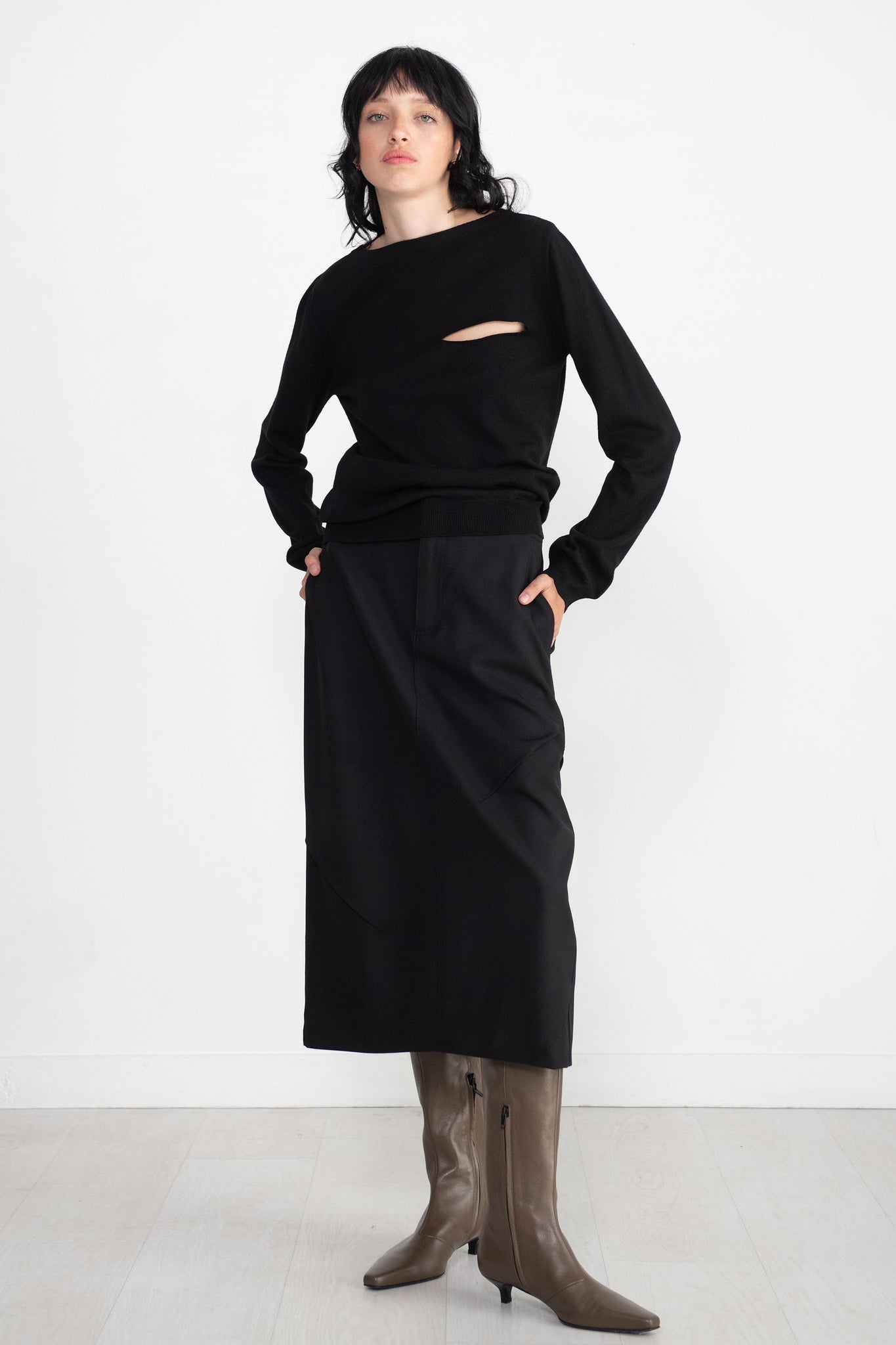 Gauchere - Slash Long Sleeve, Black