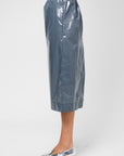 Straight Skirt, Slate Blue