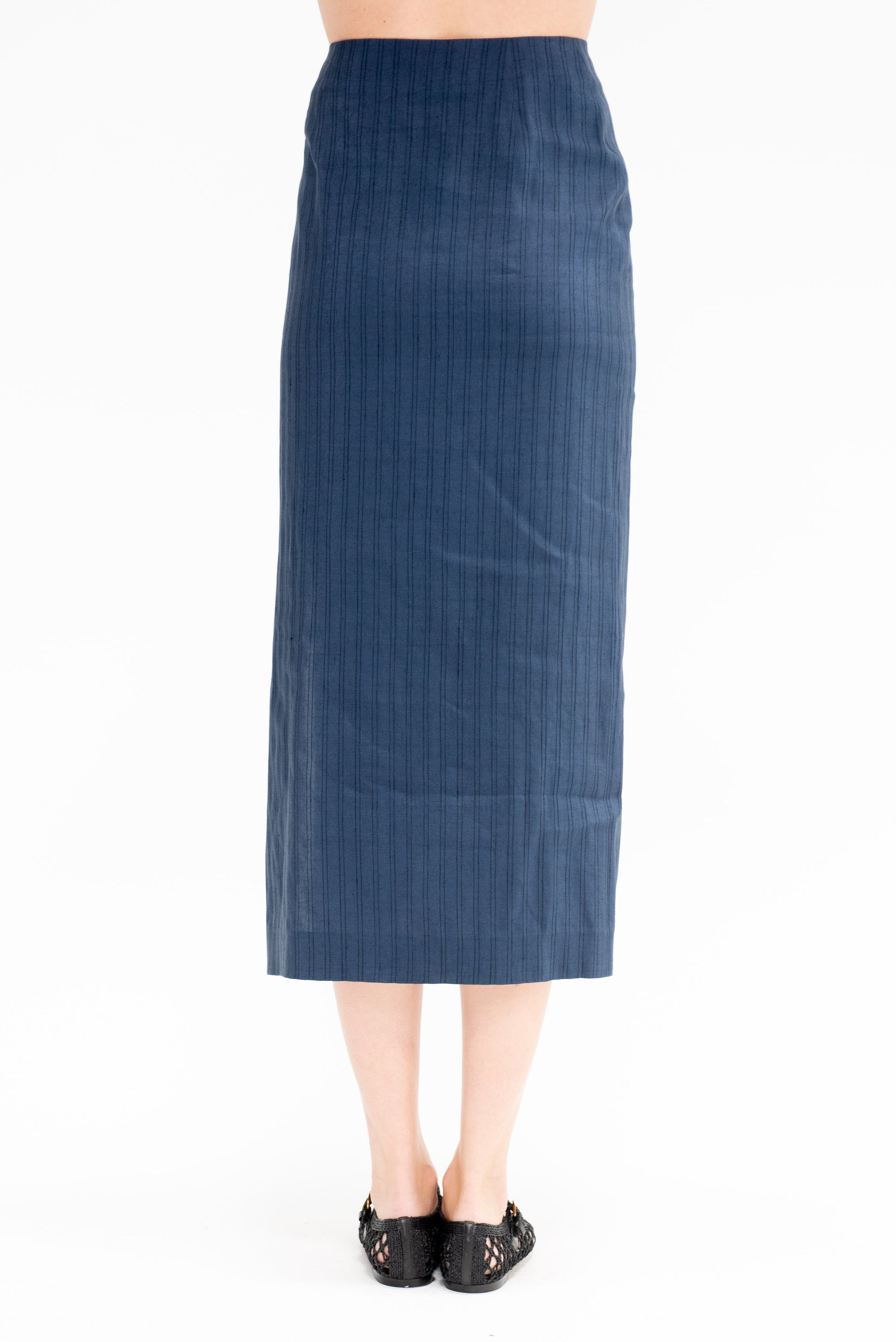 Skirt, Blue Stripe