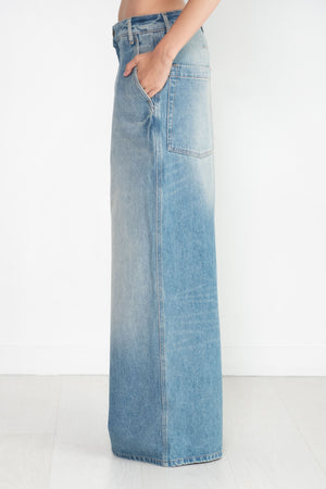 GAUCHERE - Jeans, Blue Stone Beach