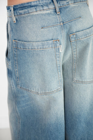 GAUCHERE - Jeans, Blue Stone Beach