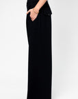 Wide Leg Pants, Black
