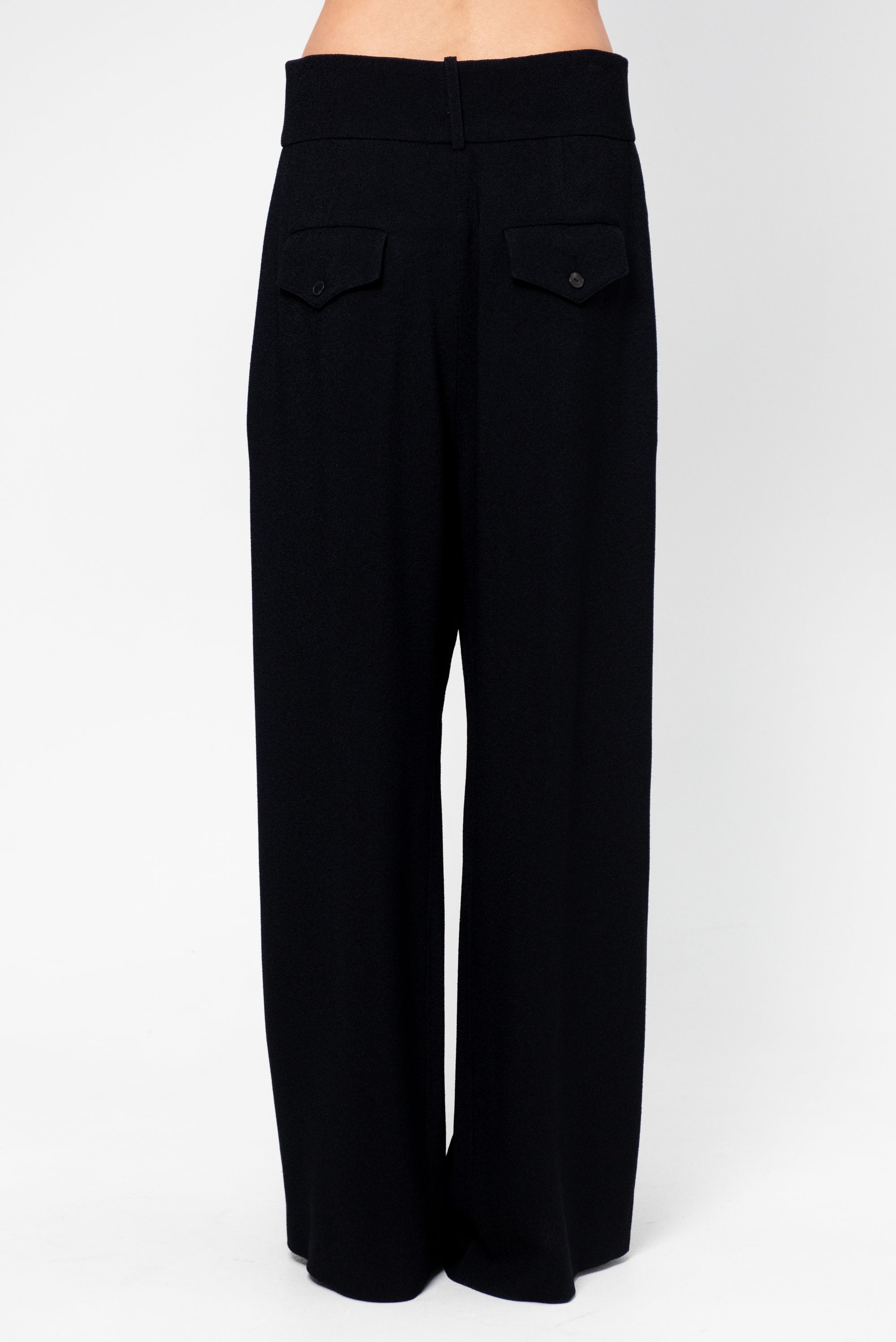 Wide Leg Pants, Black