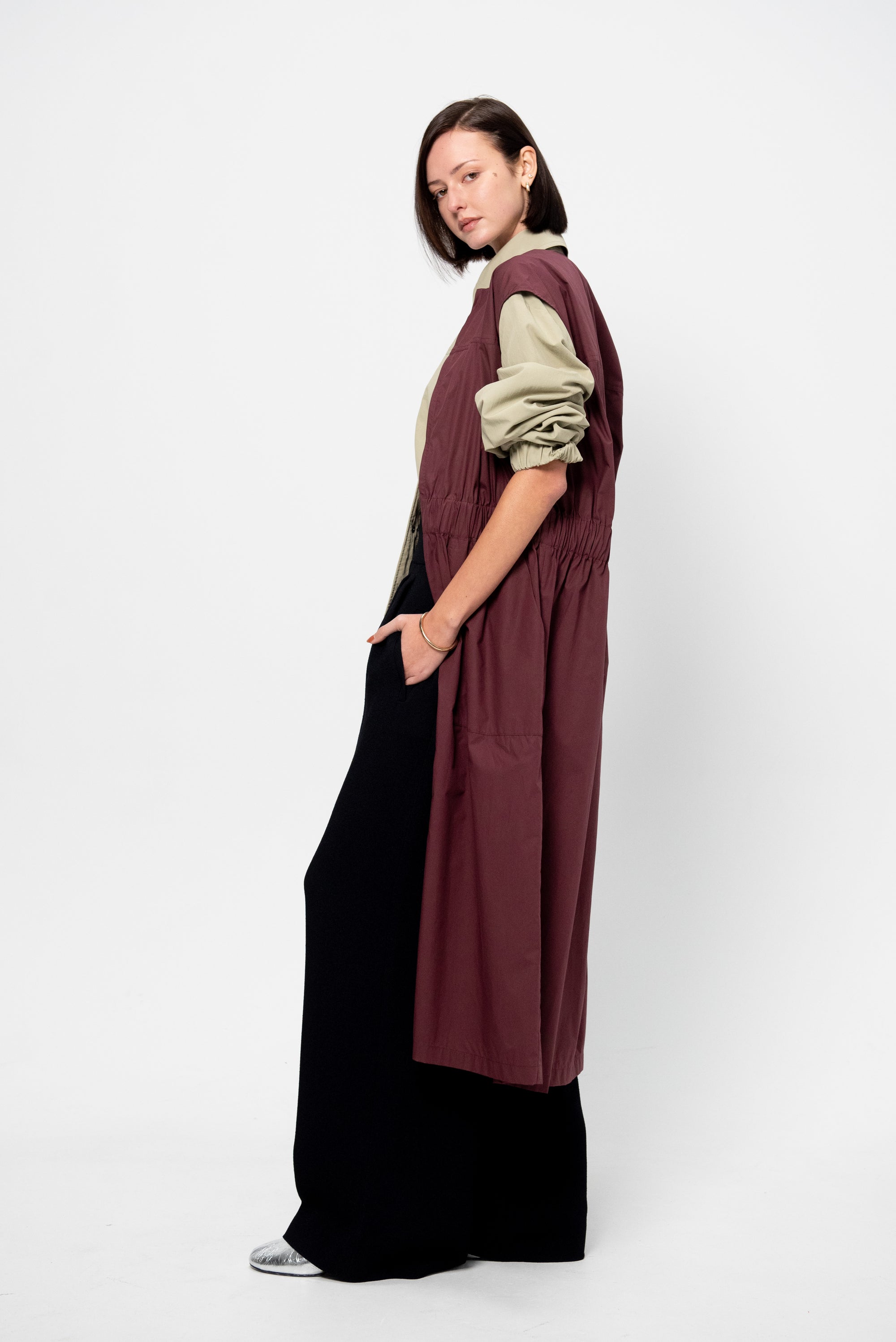 Wide Leg Pants, Black