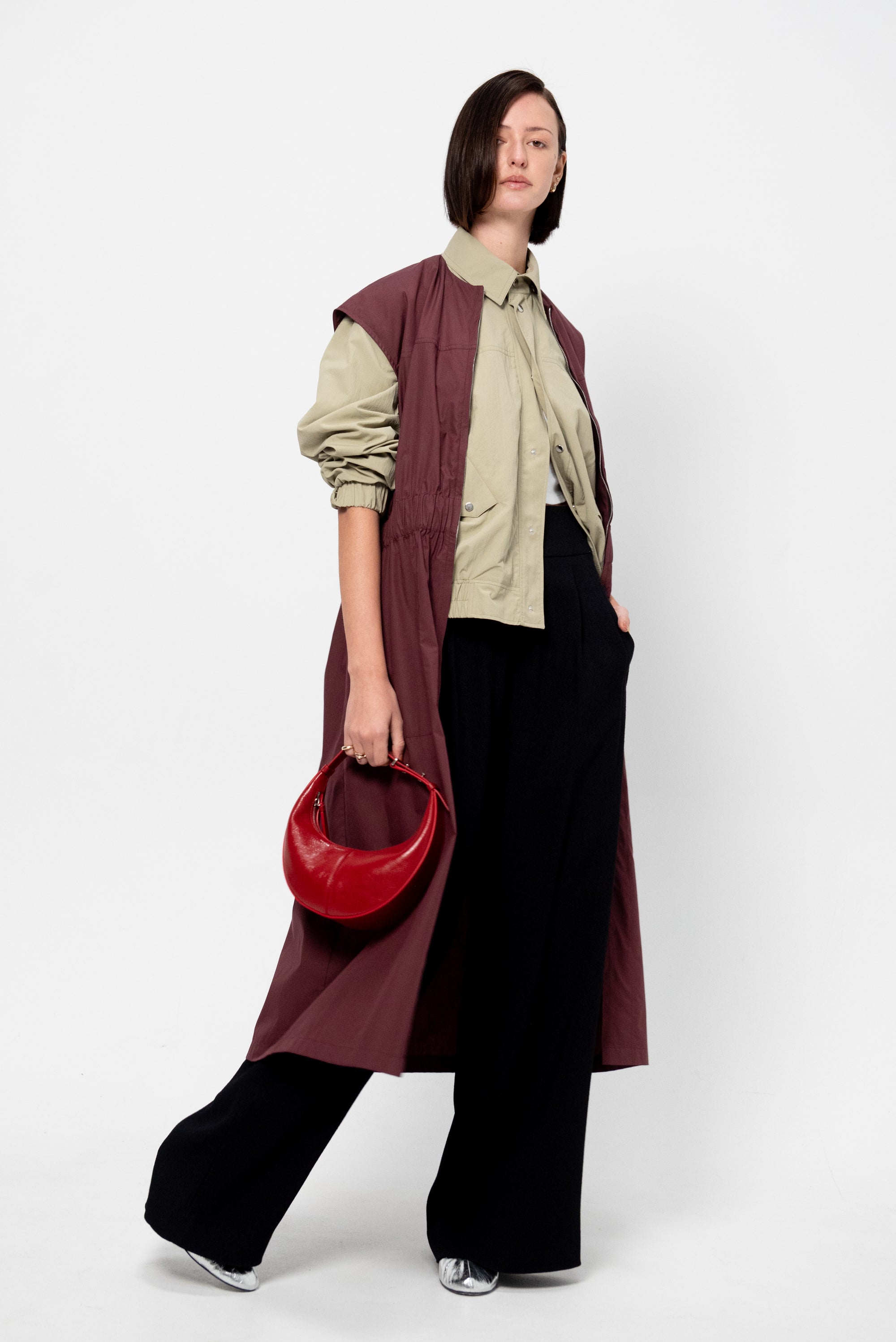 Wide Leg Pants, Black