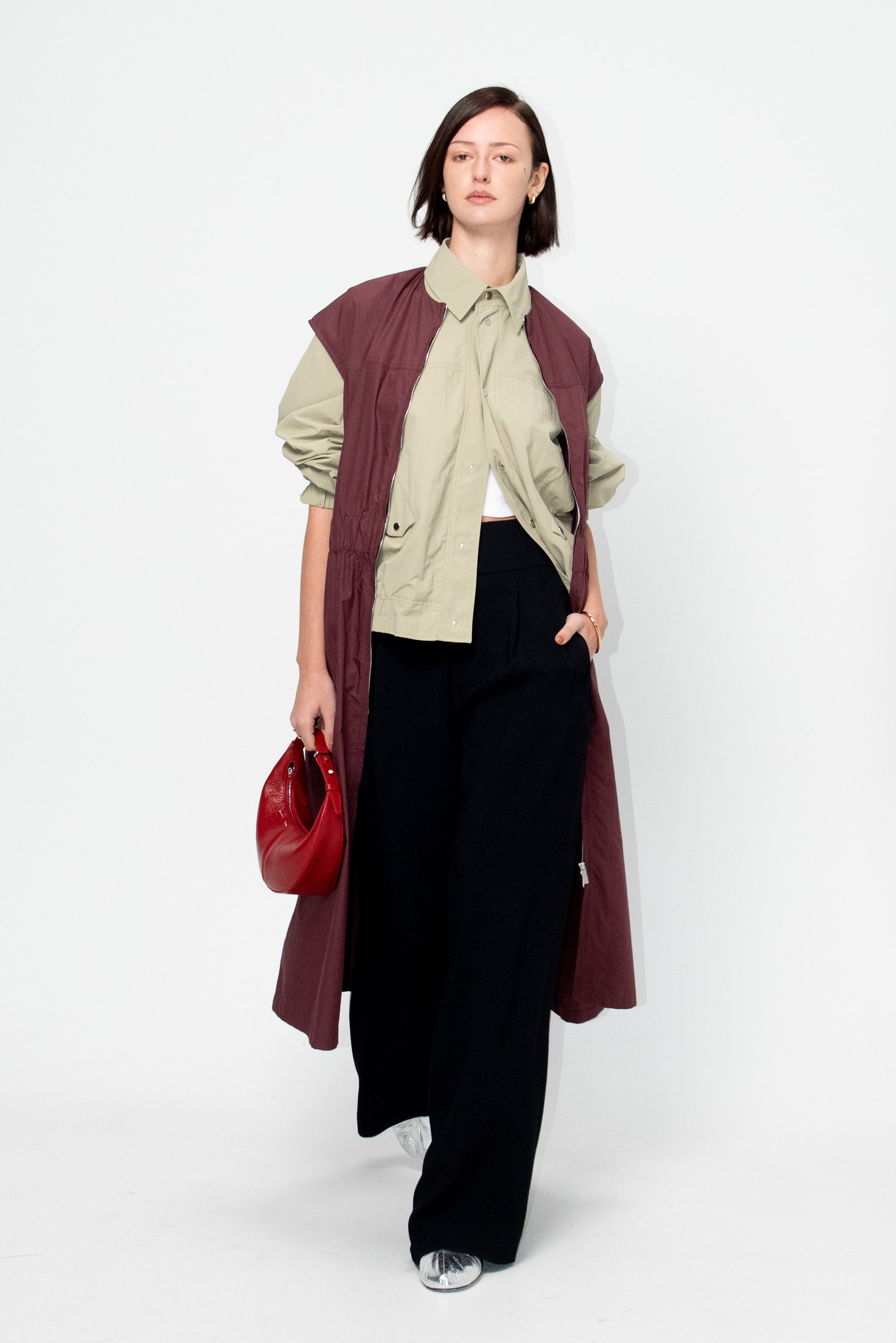 Wide Leg Pants, Black