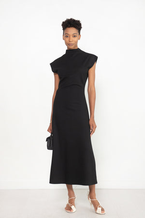 GAUCHERE - Wool Jersey Dress, Black