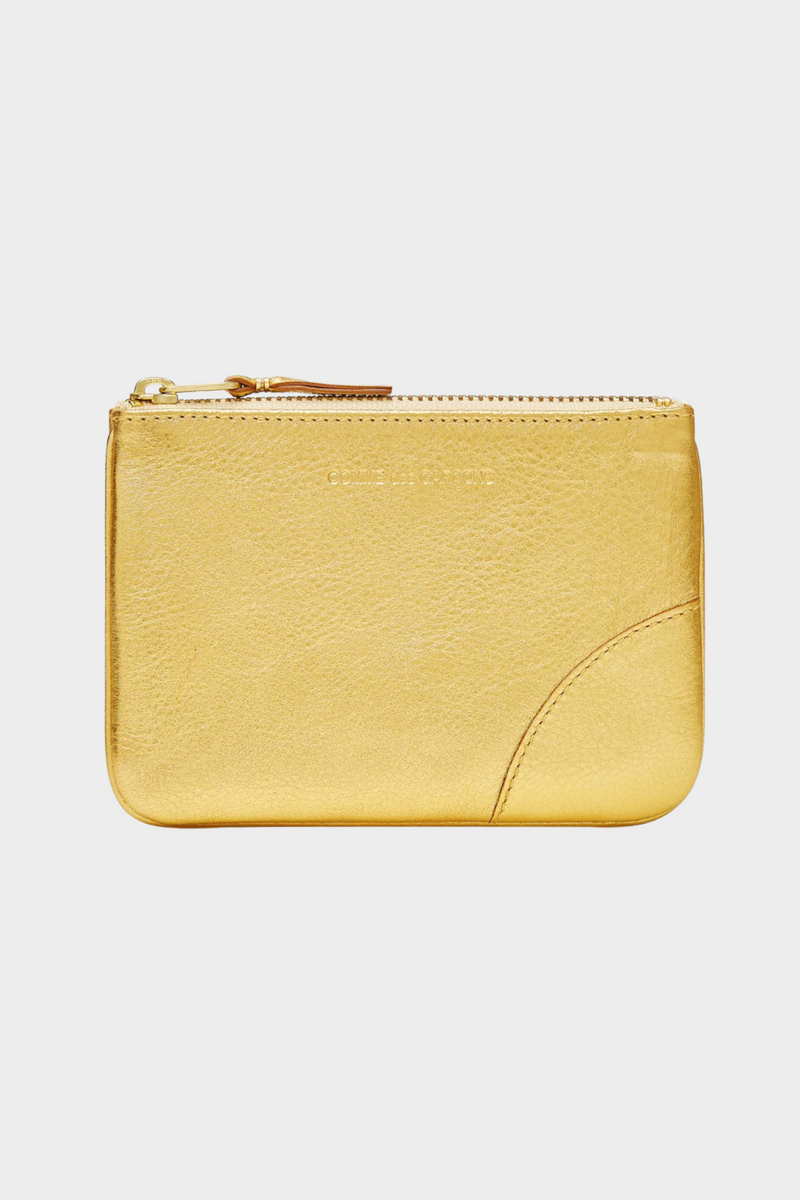 Comme Des Garçons Small Metallic Coin Wallet Silver | Kick Pleat Comme Des Garçons Small Metallic Coin Wallet Silver | Kick Pleat
