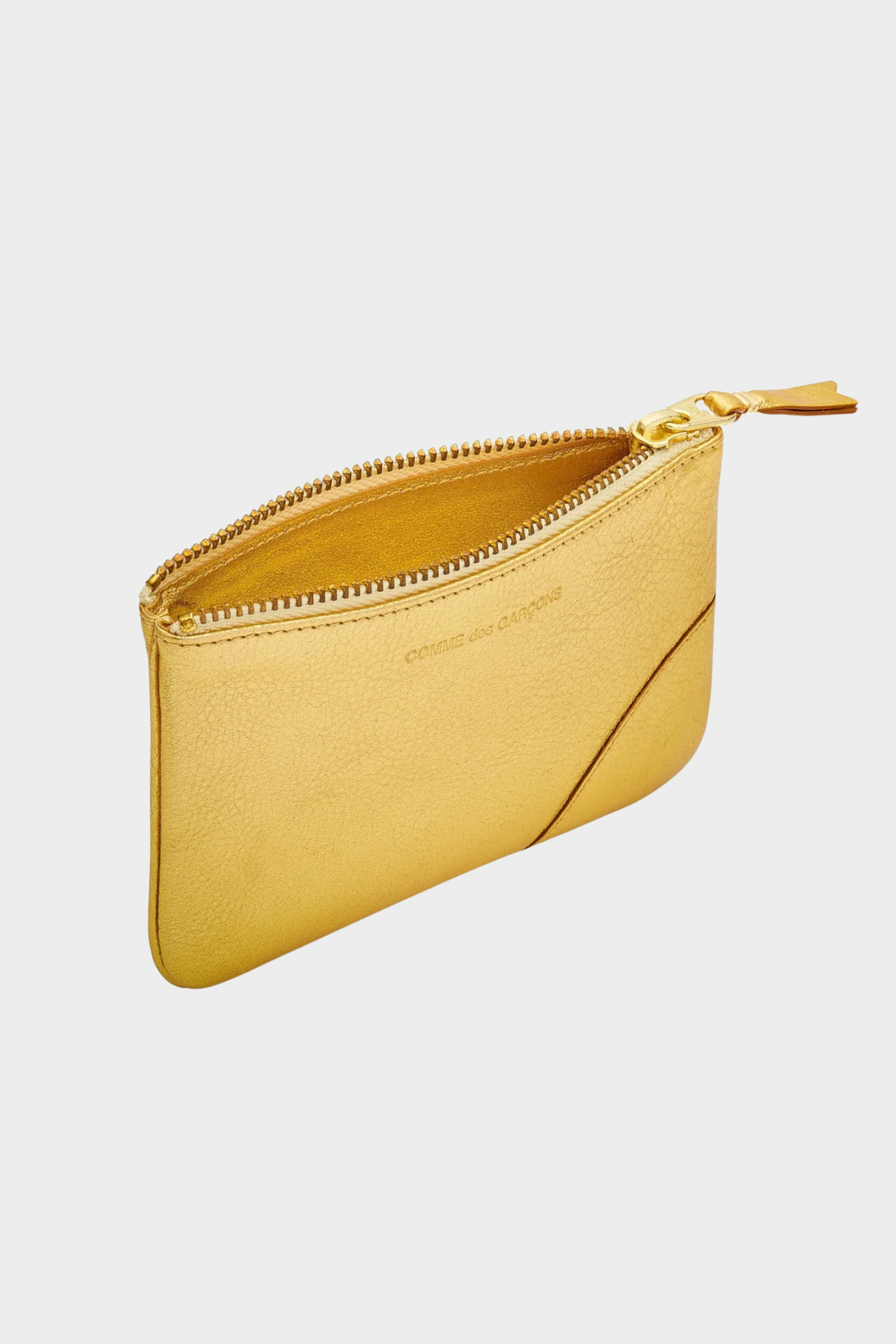 Comme Des Garçons Small Metallic Coin Wallet Silver | Kick Pleat Comme Des Garçons Small Metallic Coin Wallet Silver | Kick Pleat