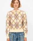 Collegiate Argyle Polo, Butter Combo