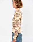 Collegiate Argyle Polo, Butter Combo