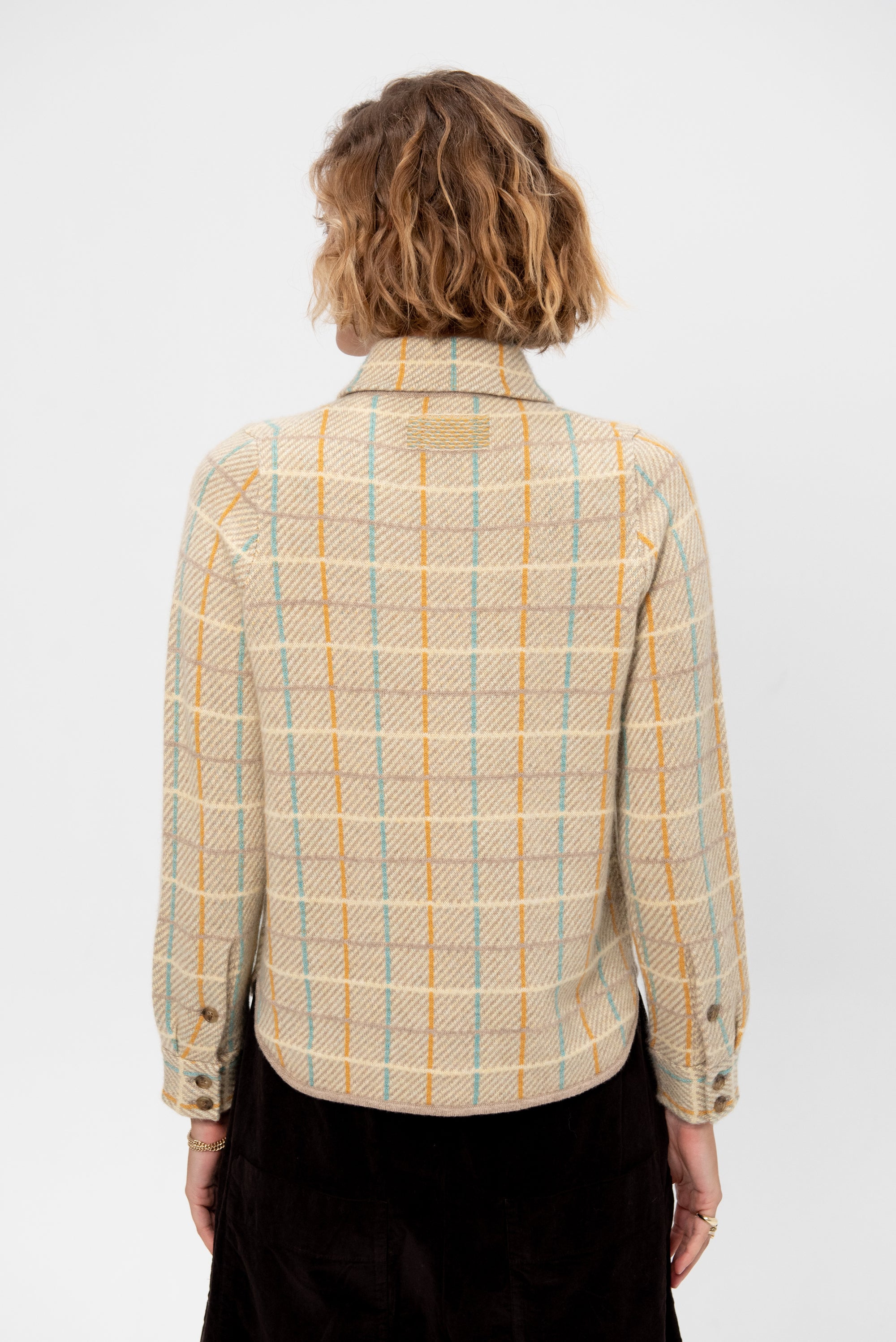 Dylan Plaid Shirt, Taupe Combo