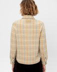 Dylan Plaid Shirt, Taupe Combo
