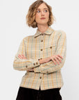 Dylan Plaid Shirt, Taupe Combo