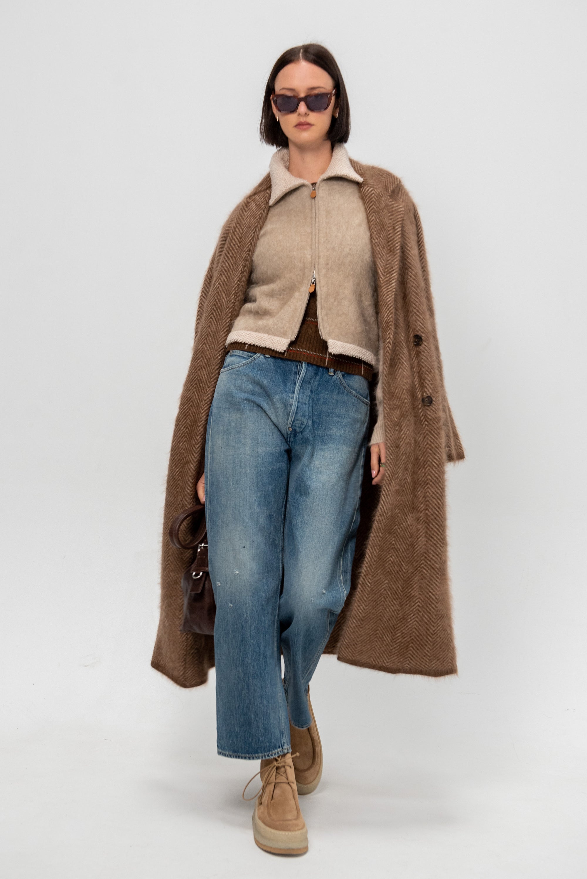 Grizzly Frankie Jacket, Taupe &amp; Oatmeal